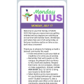 Thumbnail of the Monday NUUS!